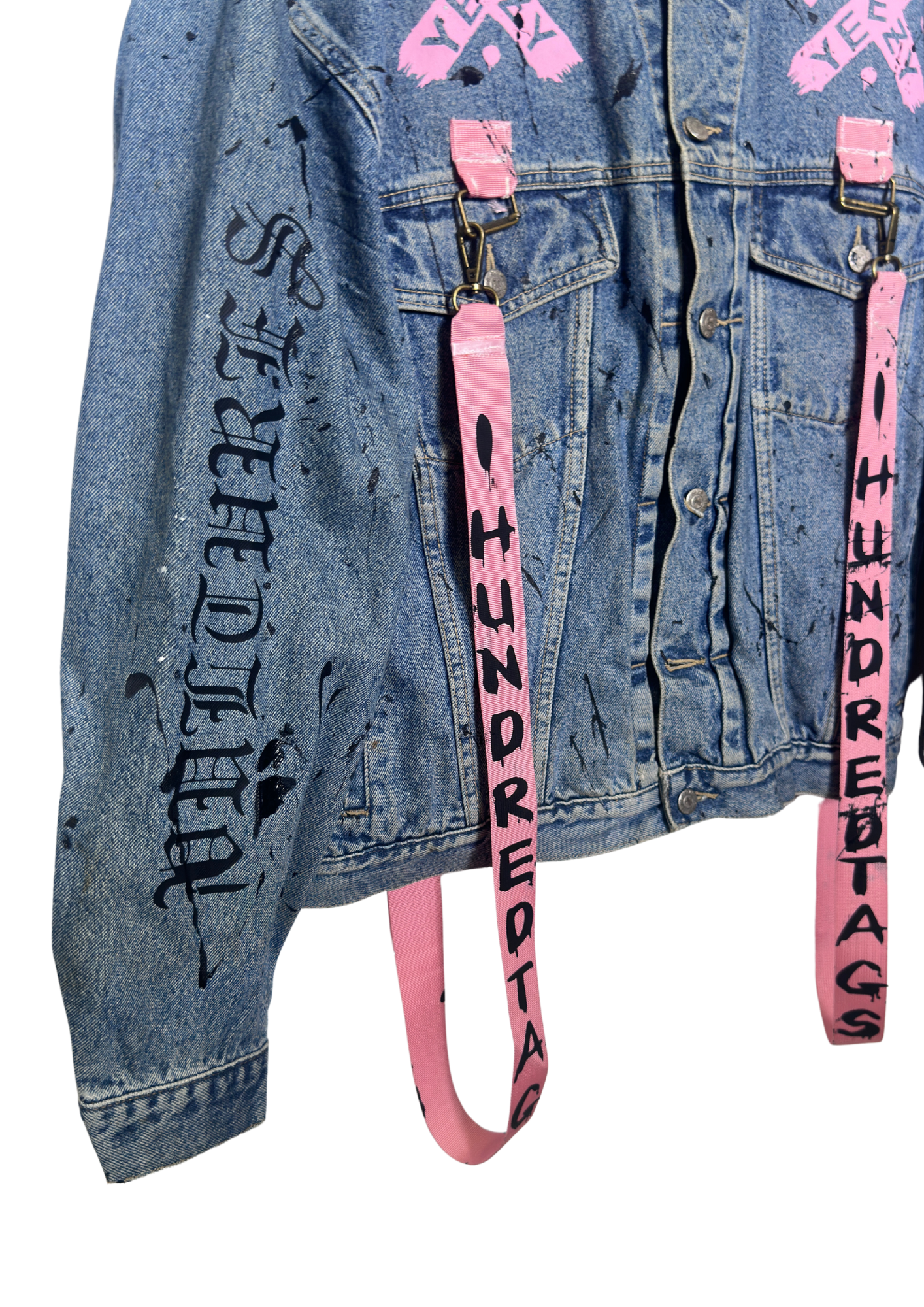 Ye Strap hundredtags denim jacket My Store