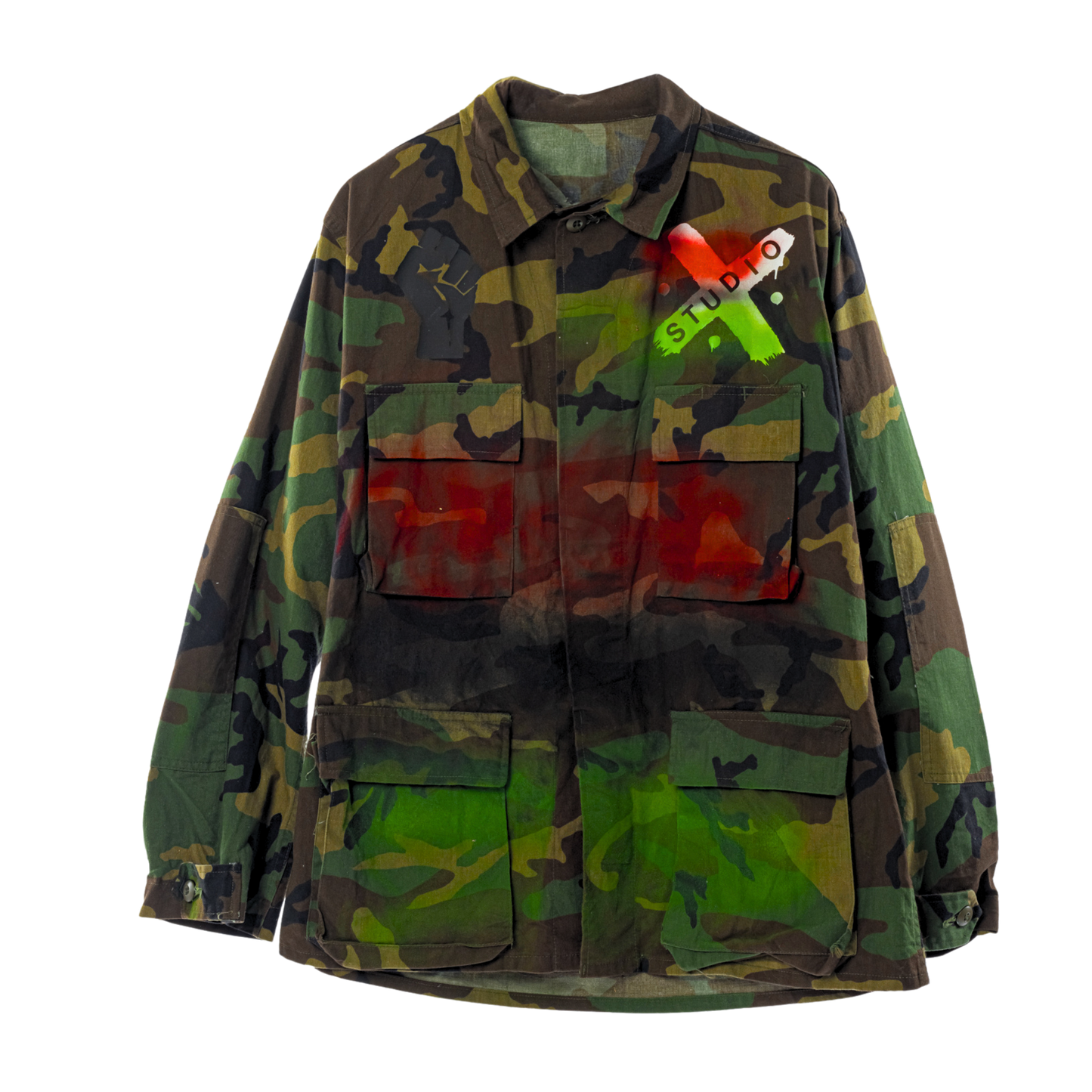 Mandela martyr camo hundredtags jacket My Store