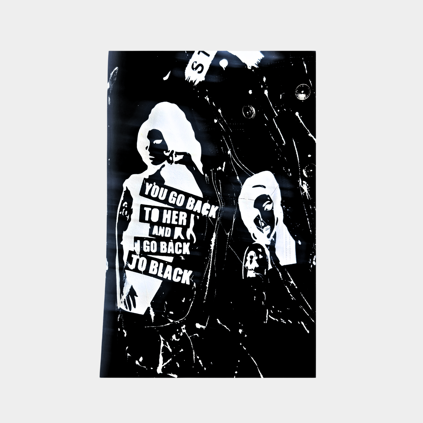 Amy winehouse collage hundredtags denim jacket My Store