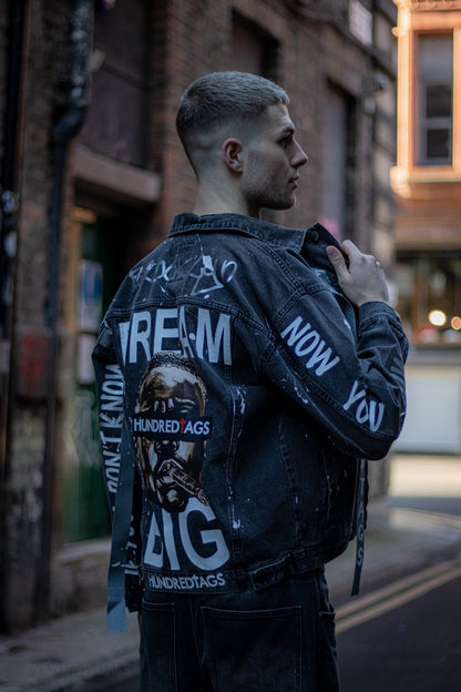 Biggie Dream big hundredtags denim jacket My Store