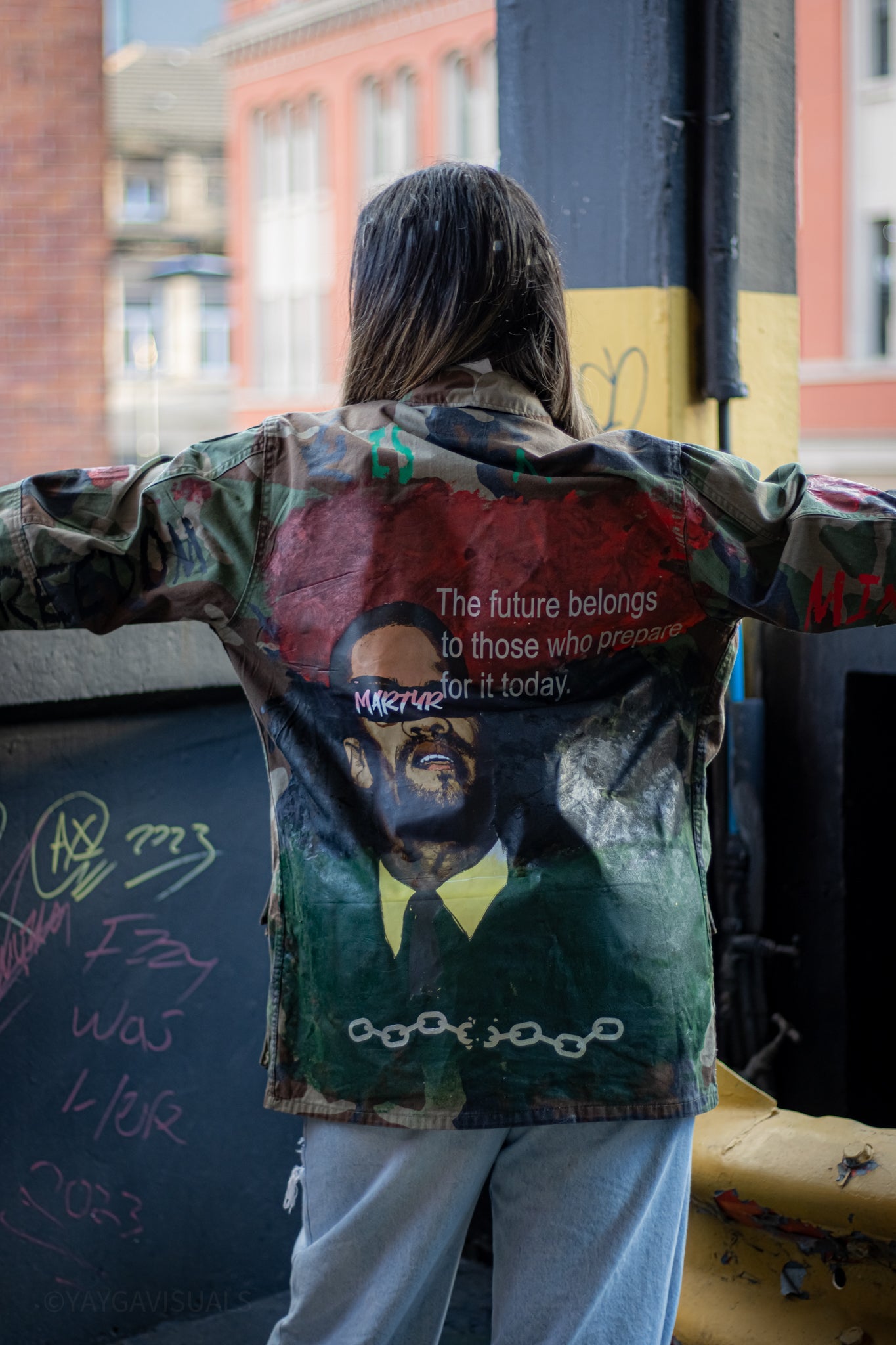 Mandela martyr camo hundredtags jacket My Store