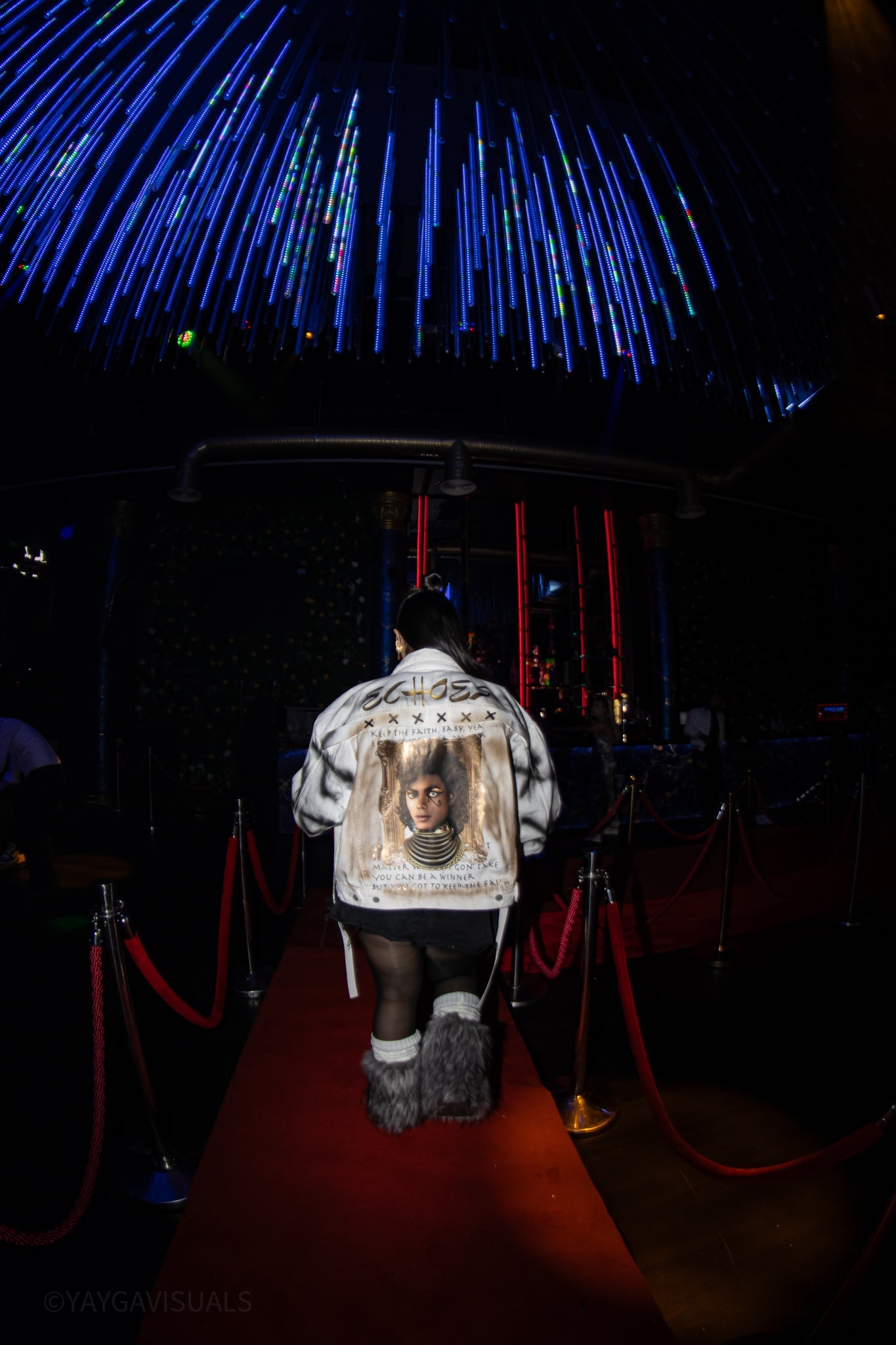 Micheal jackson echoes White hundredtags denim jacket My Store