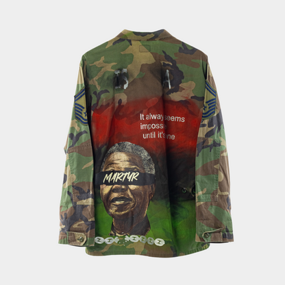 Mandela  martyr camo hundredtags jacket My Store
