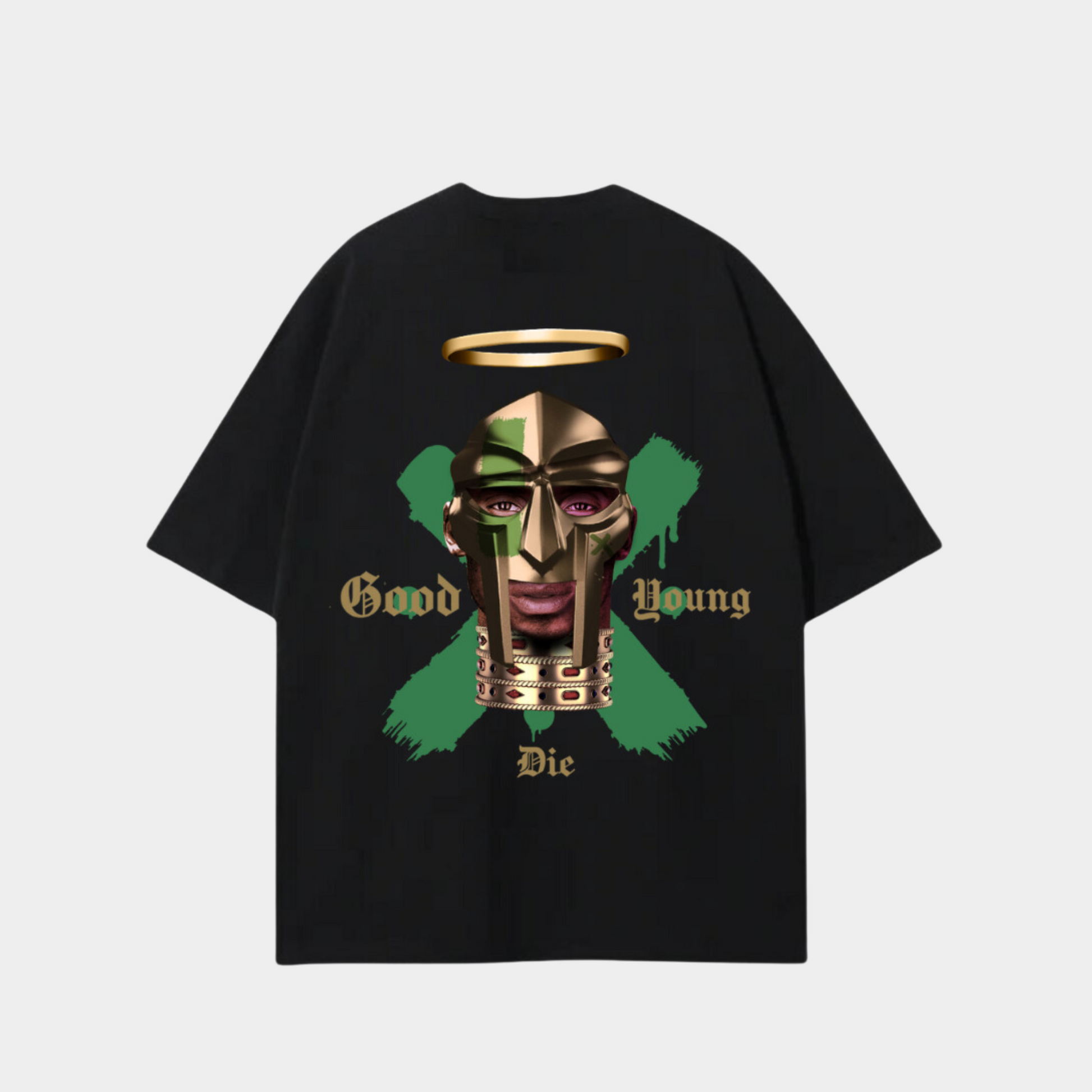 Mf doom white oversized Good die young t-shirt My Store