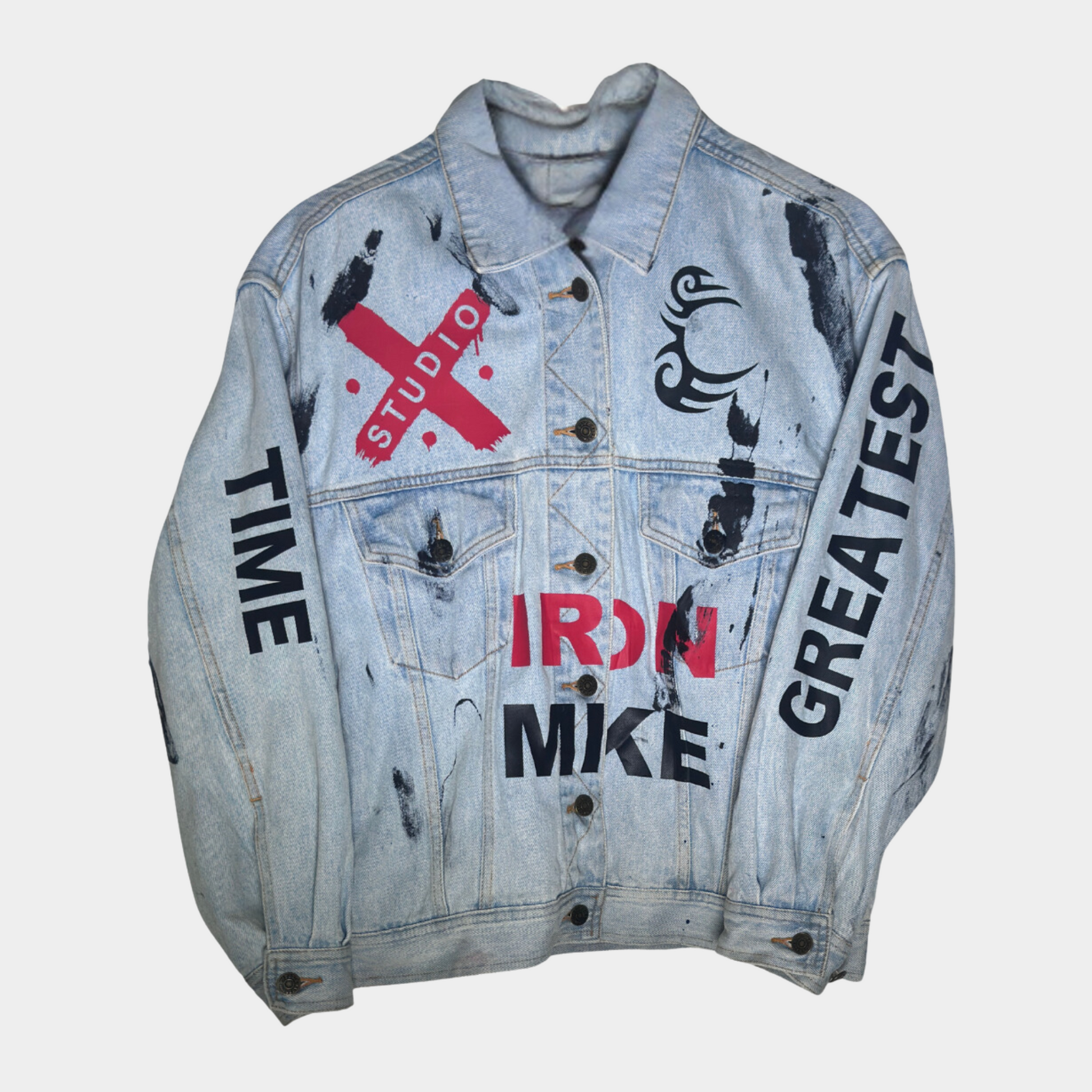 Iron Mike hundredtags denim jacket My Store