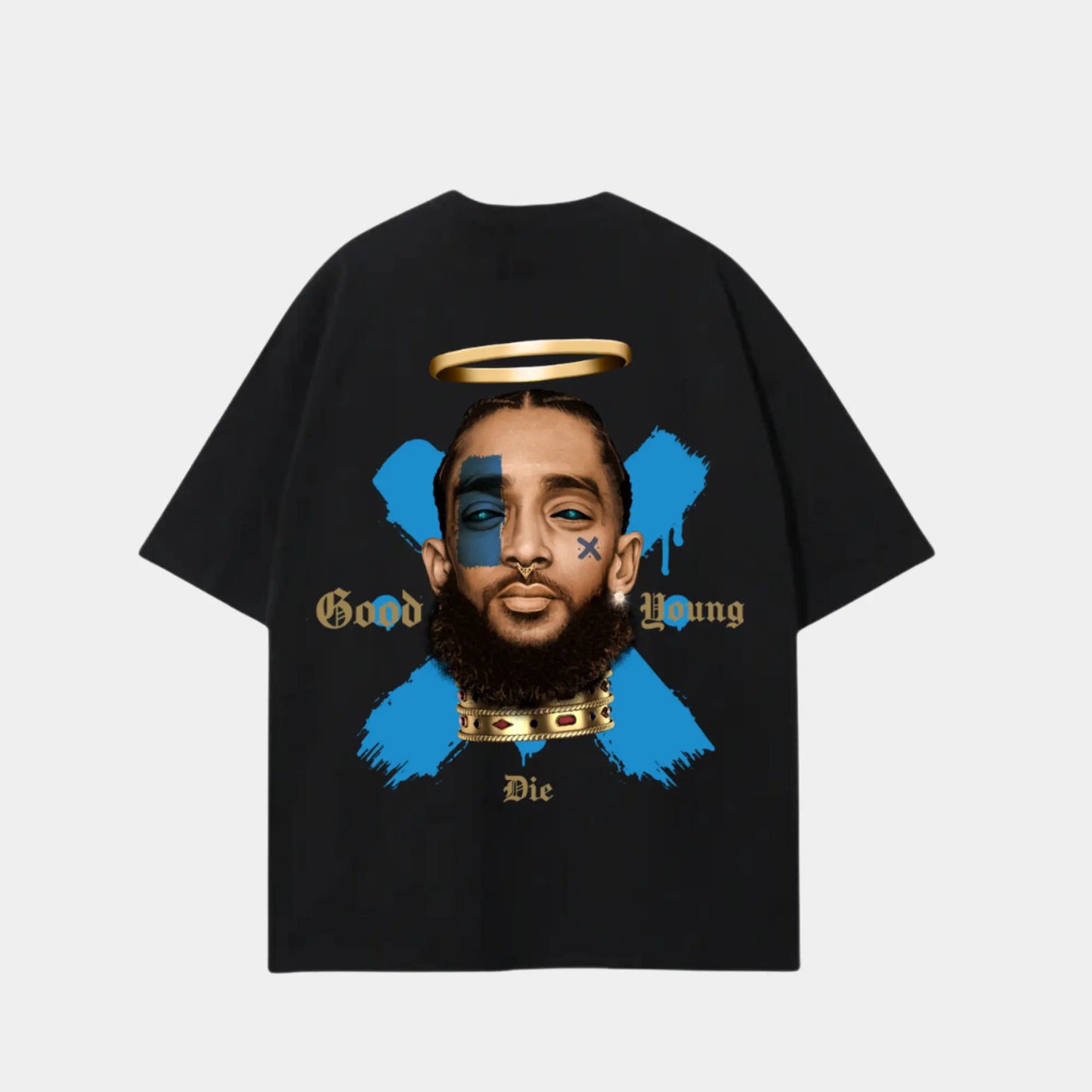 Nipsey black oversized Good die young t-shirt My Store
