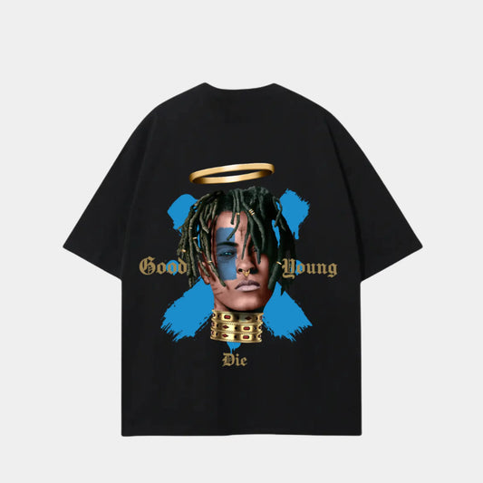Xxxtentacion black oversized Good die young t-shirt My Store