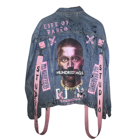 Ye Strap hundredtags denim jacket My Store