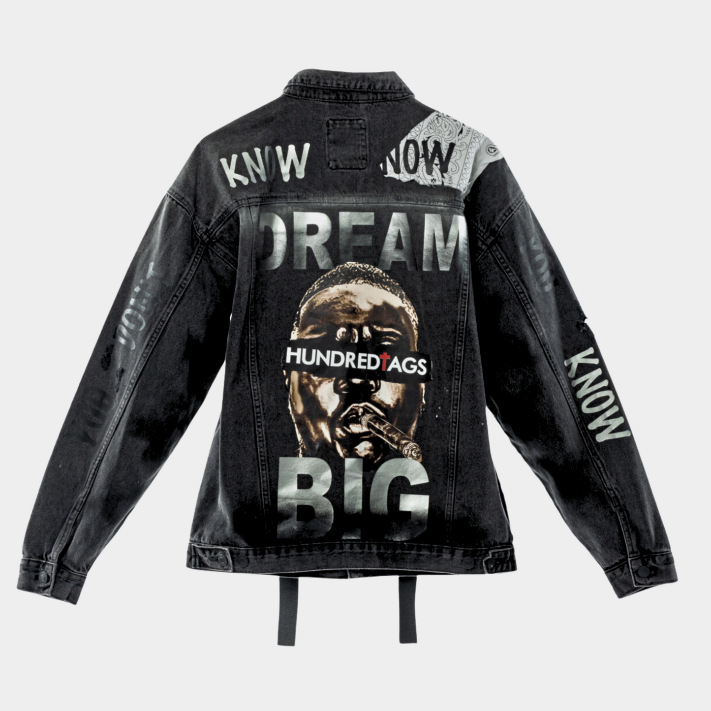 Biggie Dream big hundredtags denim jacket My Store