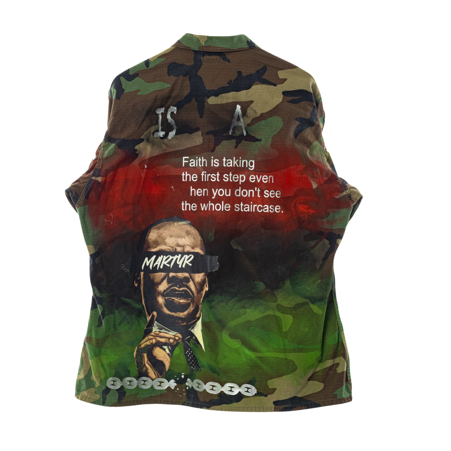 MLK martyr camo hundredtags jacket My Store