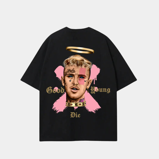 Lil peep black oversized Good die young t-shirt My Store